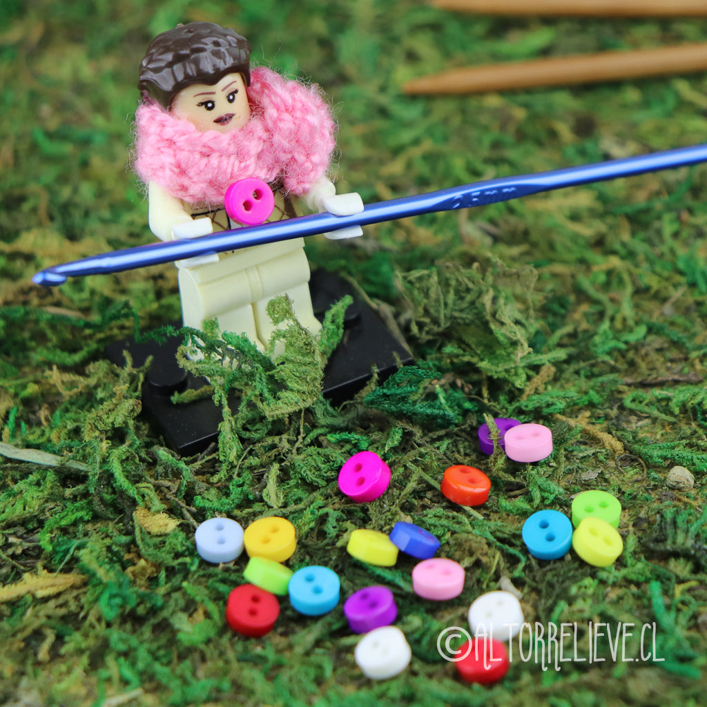 20 MiniBotones de Colores Resina Amigurumis 6mm
