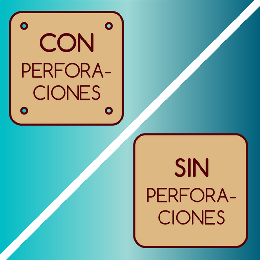 Prefiero mitad con perforaciones y mitad sin perforaciones -  - Altorrelieve Diseño