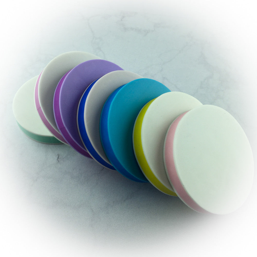 Goma para Carvar Circular Bicolor - Gomas Carvar - Altorrelieve Diseño