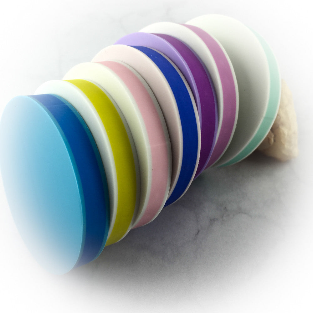 Goma para Carvar Circular Bicolor - Gomas Carvar - Altorrelieve Diseño