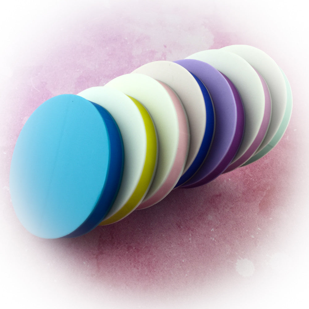 Goma para Carvar Circular Bicolor - Gomas Carvar - Altorrelieve Diseño