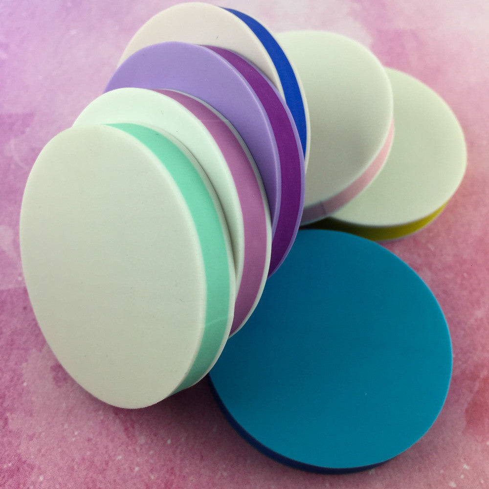 Goma para Carvar Circular Bicolor - Gomas Carvar - Altorrelieve Diseño