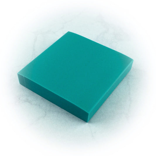 Goma para Carvar Cuadrado Turquesa - Gomas Carvar - Altorrelieve Diseño