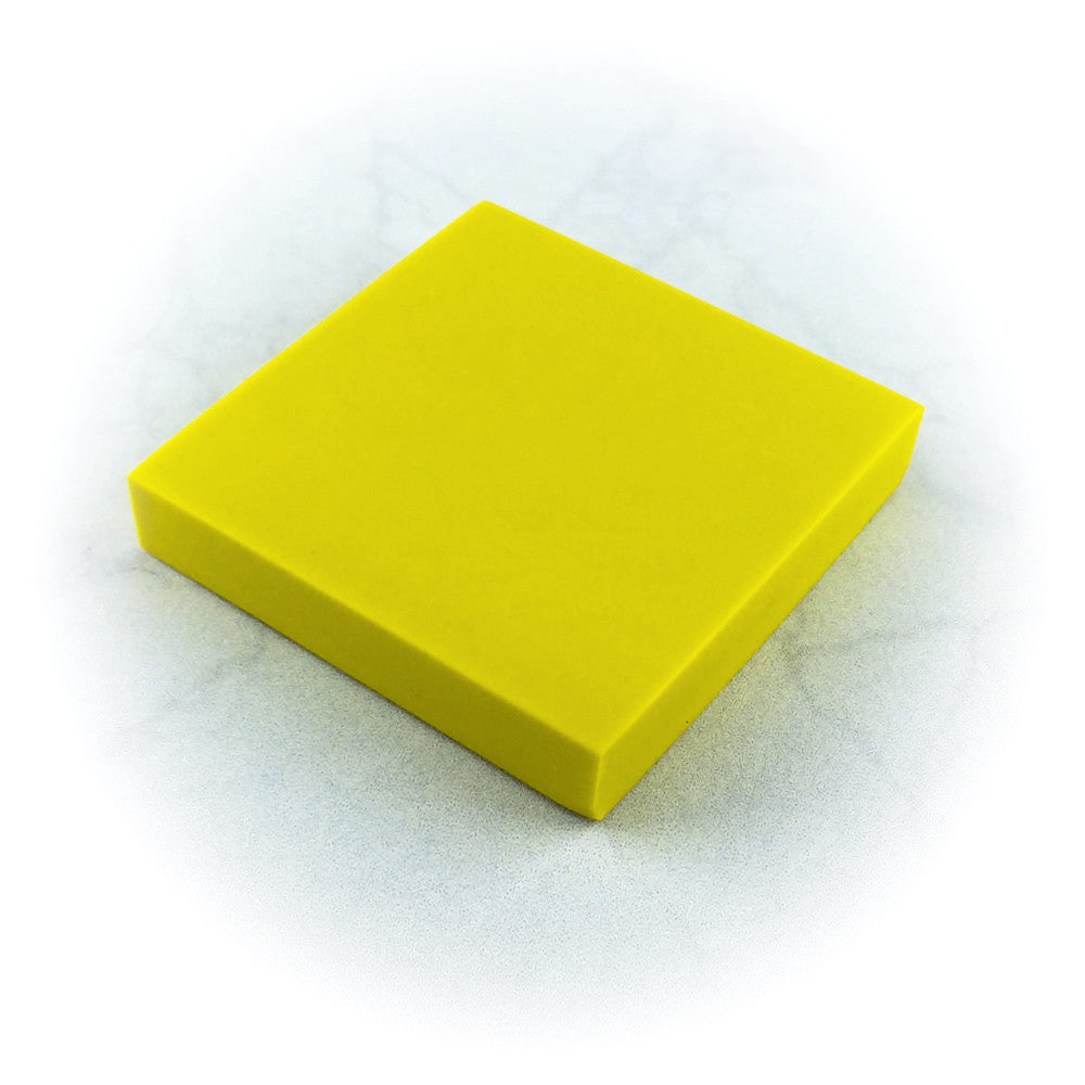 Goma para Carvar Cuadrado Amarillo - Gomas Carvar - Altorrelieve Diseño