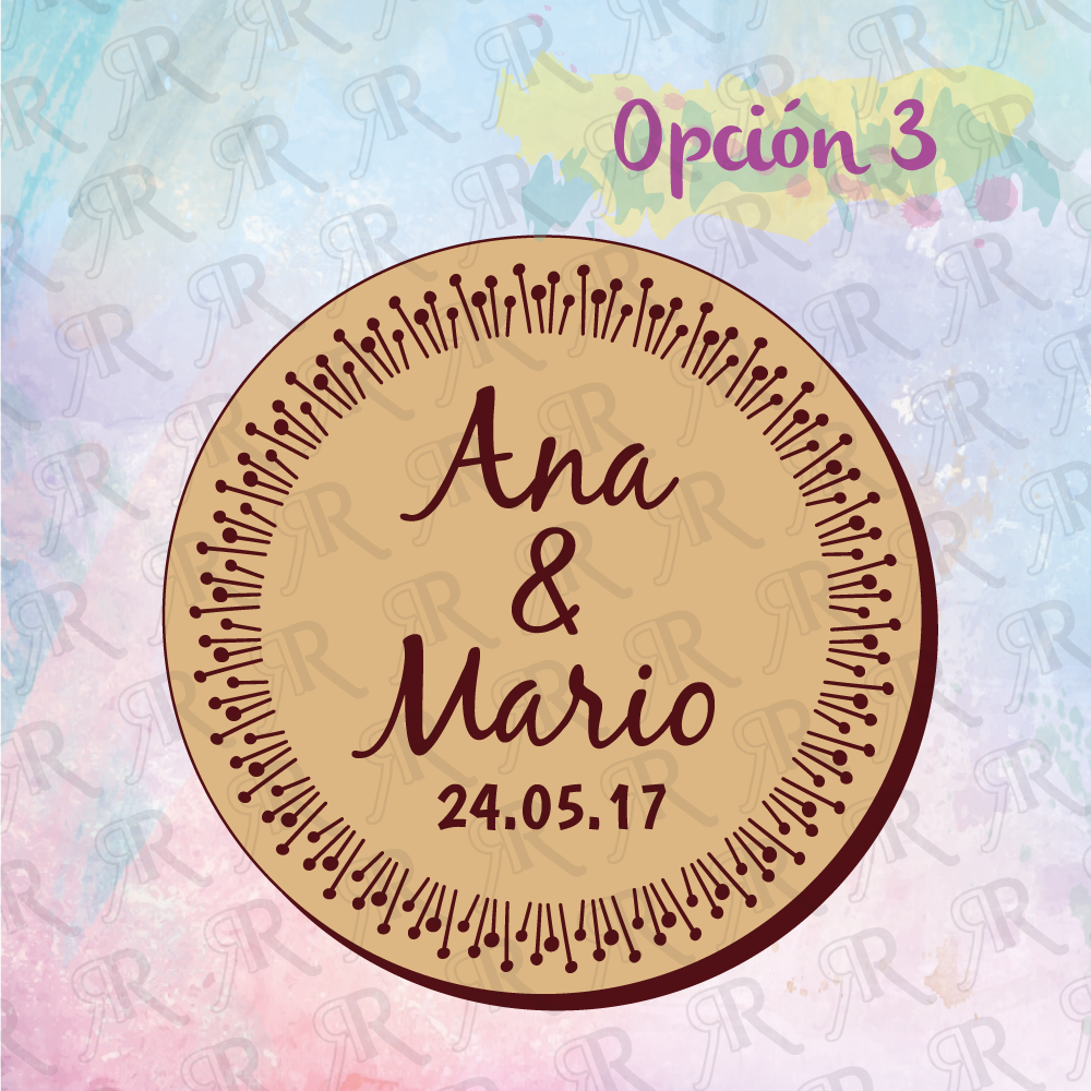 Set de Imanes Souvenir Matrimonio Corona - Op3 - Imanes - Altorrelieve Diseño